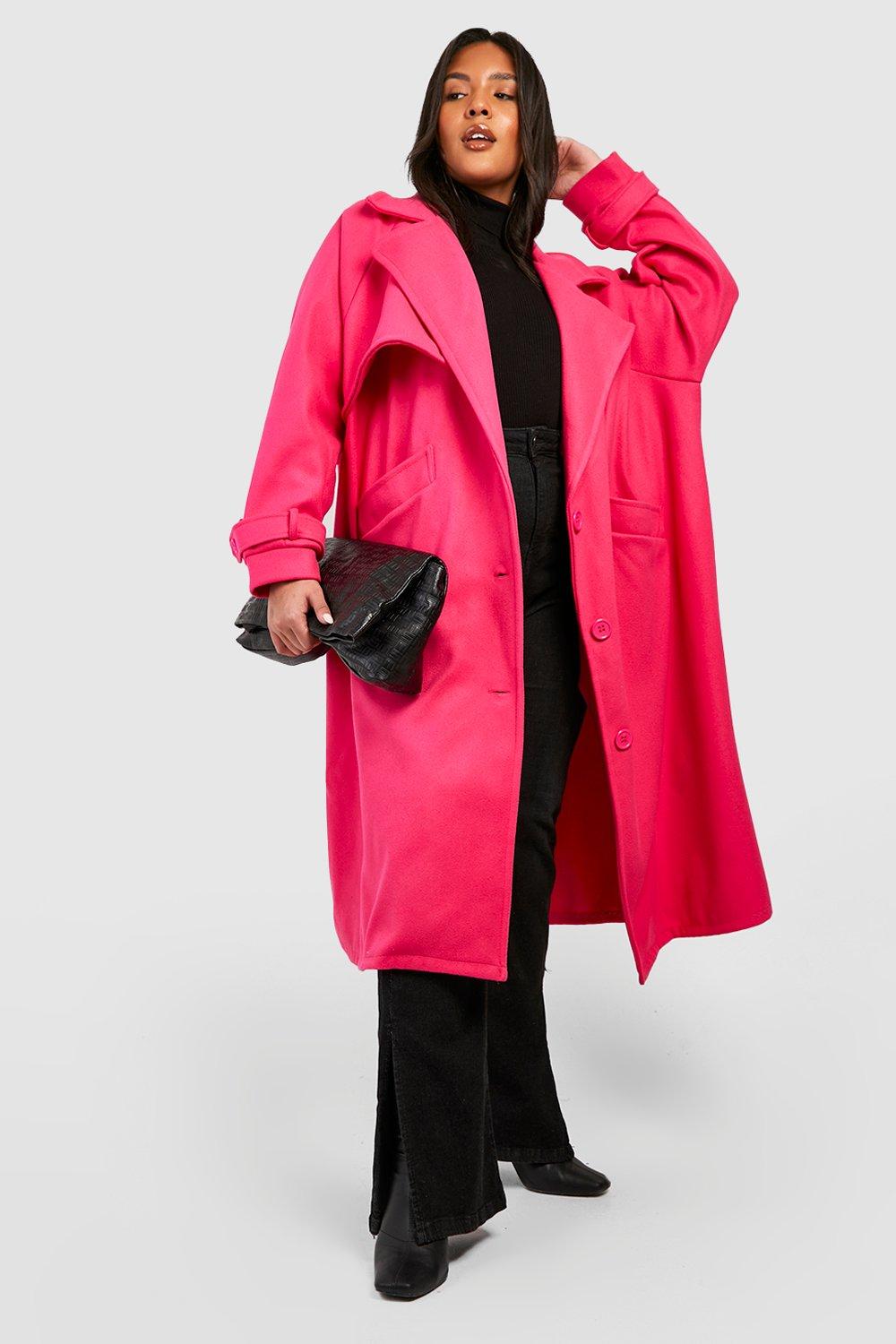 Boohoo oversized outlet coat